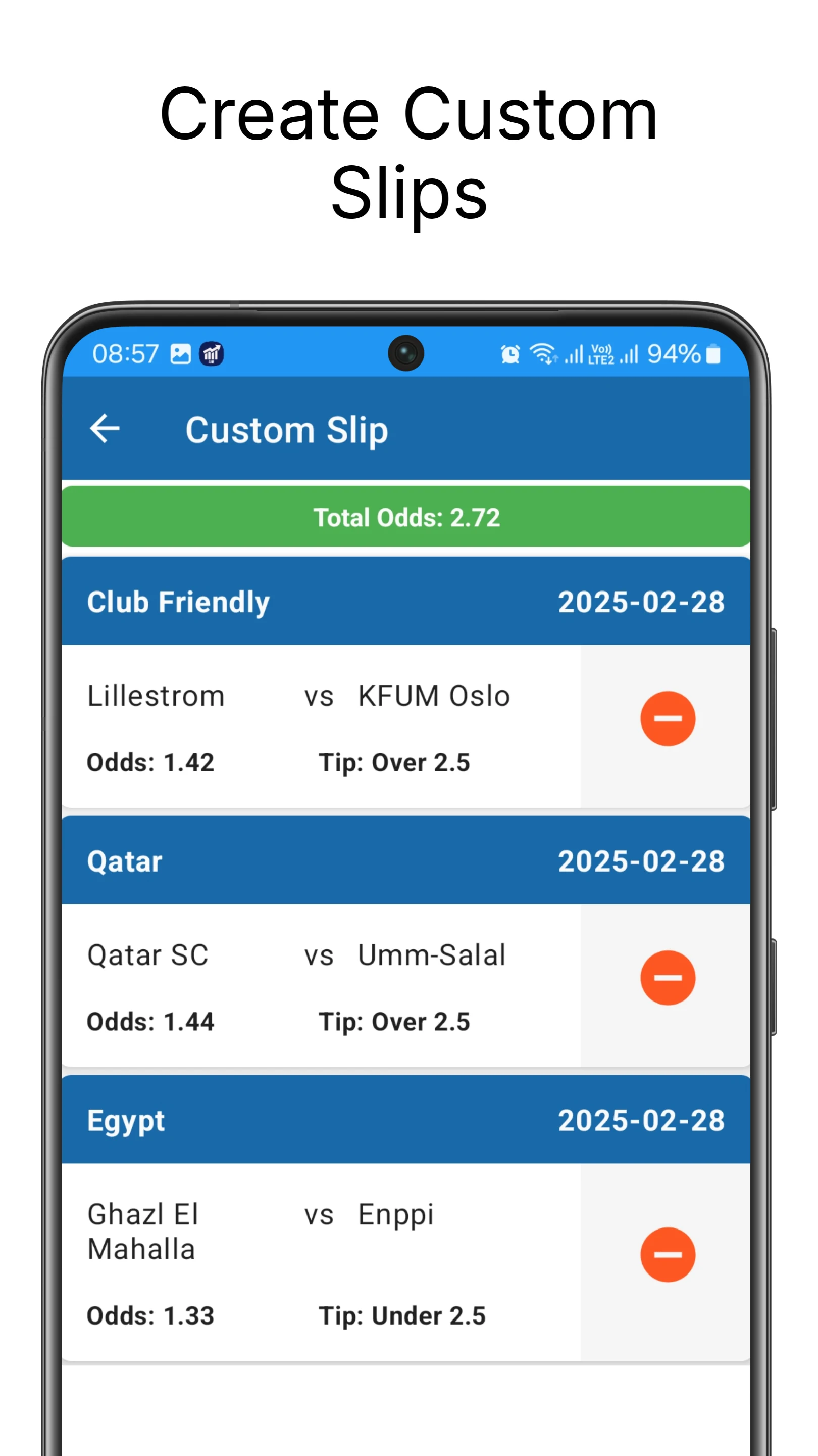 Under 3.5 Prediction App screenshot
