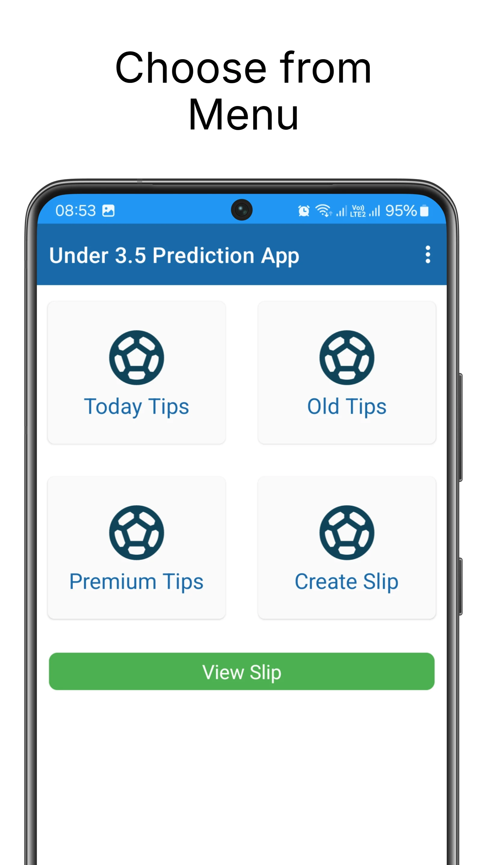 Under 3.5 Prediction App screenshot